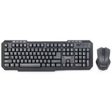 Gembird KBS-WM-02 keyboard Mouse included RF Wireless QWERTY US English Black | shoptok.hr