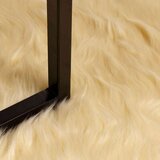  Lažni Ovčji Tepih Krema 150 x 80 cm Poliester | shoptok.hr