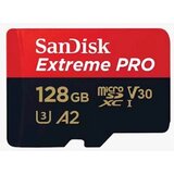 San Disk Spominska kartica microSDXC Extreme Pro 128 GB UHS‑I z adapterjem (SDSQXCD-128G-GN6MA) | Shoptok.si