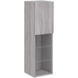 TV ormarić s LED svjetlima boja hrasta 30,5x30x102 cm | Eponuda.com