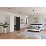 XORA spalnica, bela, temno siva | Shoptok.si