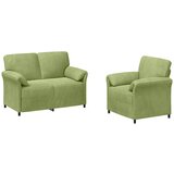  Set sofe 2 kom. Svijetlo zelena Baršun | shoptok.hr