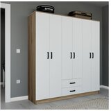Hanah home ormar braon - bele boje yaman 1600 75 | ePonuda.com