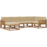  Set vanjskih sofa 6 pcs Prirodna i bež | Eponuda.ba