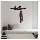 Lessentiel Maison zidna vešalica Hello, 68x22x2cm, Crna | ePonuda.com