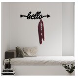 Lessentiel Maison Zidna vješalica Hello, 68x22x2cm, Crna | Eponuda.ba