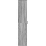  Visoka komoda siva sonome 70x35x180 cm od konstruiranog drva | shoptok.hr