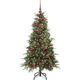 vidaXL Umetno Zložljivo Božično Drevo Zelena 120 cm PE in PVC | Shoptok.si