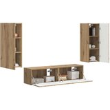  Set TV komoda Zidne 2 pcs Umjetnički hrast Konstruirano drvo | shoptok.hr