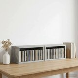  Stalak za CD-ove 2 kom. Betonska siva 40 x 17 x 17 cm - Betonska siva 2 Cijene