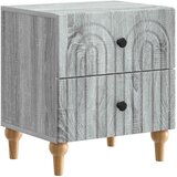vidaXL Noćni ormar Siva sonoma 43 x 34 5 x 48 cm Konstruirano drvo - Siva sonoma 1 | shoptok.hr