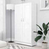 Ormarić za knjige bijeli 82,5 x 30,5 x 150 cm konstruirano drvo | shoptok.hr
