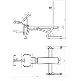Kineta višenamjenska Bench Press klupa, nosivost 350 kg | shoptok.hr