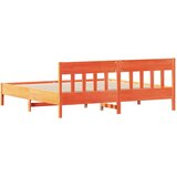  Okvir kreveta bez madraca voštano smeđi 200x200 cm od borovine | shoptok.hr