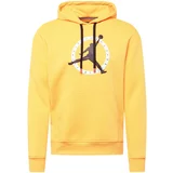 Jordan Sweater majica žuta / crna / bijela