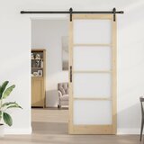  Klizna vrata ORKDAL Prirodna i crna 93 x 232 cm | Eponuda.ba