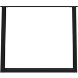 vidaXL noge za jedilno mizo u-oblika 2 kosa črna 100x(72-73) cm jeklo | Shoptok.si