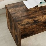  Klubska miza Dimljeni oreh 100 x 50 x 40 cm Konstruiran les, (5000120298) | Shoptok.si