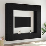 vidaXL Komplet TV omaric 8 pcs Črni hrast 100 x 30 x 30 cm, (5000068940) | Shoptok.si