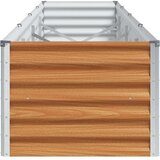  Vrtna visoka greda 390 x 50 x 36 cm Cinkana jeklena, (5000287704) | Shoptok.si