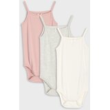 Sinsay Pamučni bodi na naramenice 3 pack | shoptok.hr
