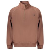 Timberland muška dukserica s polovičnim zatvaračem smeđa Cijene