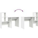 vidaXL Stol s policom Bijelo 131.5 x 50 x 106.5 cm Konstruirano drvo | shoptok.hr