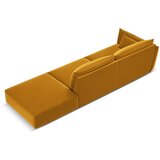 Mazzini Sofas Gorčično rumena žametna sedežna garnitura levi kot 264 cm Vanda – | Shoptok.si