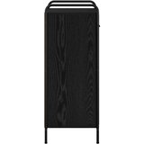  Ormar za cipele 51 x 36 5 x 93 cm Konstruirano drvo Crni hrast - Crni hrast 51 x 36 5 x 93 cm 1 ladica i 3 police | shoptok.hr