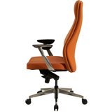 MID.YOU PISARNIŠKI STOL tekstil rjava | Shoptok.si