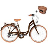  BICIKL KENZEL BELLISSIMA ROYAL 26" gradski bicikl - Smeđa - 26" | shoptok.hr