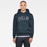 G-star Sweatshirt - Applique Logo hdd sw l\s dark blue | shoptok.hr