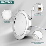 KYOTECH vgradna krom LED svetilka za pohištvo, 4 W, 4000 K, nevtralna bela, zatemnljiva, G4 | Shoptok.si