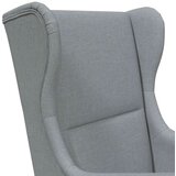  Fotelja Svijetlo siva tkanina | shoptok.hr