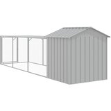  Kavez za kokoši s igralištem svjetlosivi 117x405x123 cm čelični | Eponuda.ba