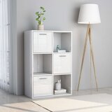 vidaXL Omara za shranjevanje visok sijaj bela 60x29,5x90 cm iverna pl. Cene