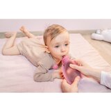 Zopa Silicone Refillable Baby Food Pouch vrečka za hrano 0 m+ Transparent Pink 120 ml | Shoptok.si