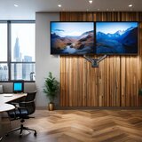 Maclean wall mount for two monitors, 17-32'', 9kg max, mechanical spring, MC-988 | shoptok.hr