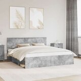  Okvir za krevet Beton 180 x 200 cm Konstruirano drvo | shoptok.hr