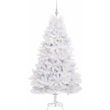  Umjetno božićno drvce s nogom Bijela 180 cm PVC i čelik | shoptok.hr