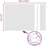 vidaXL Heksagonalna ograda Zelena Metal s plastičnim premazom | shoptok.hr