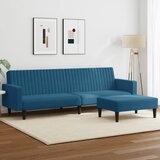 vidaXL 2-dijelni set sofa plavi baršunasti Cijene