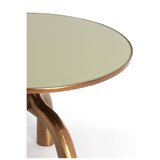 Light & Living Stakleni okrugao stolić za kavu u brončanoj boji/bež ø 65 cm Mello – | shoptok.hr
