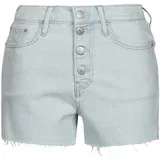 high rise short blue