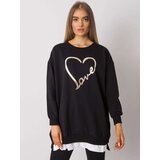 RUE PARIS Tunic-RV-TU-7258.40P-Black | Shoptok.si