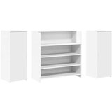 vidaXL Sprejemna pisalna miza bela 180x50x103,5 cm iz umetnega lesa | Shoptok.si