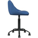 vidaXL Pisarniški stol moder žamet, (21378276) | Shoptok.si