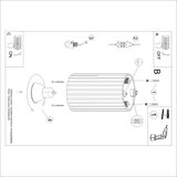  Stropna svetilka KARBON 10 beige, (21626846) | Shoptok.si