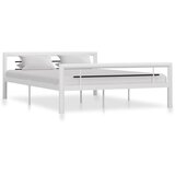 vidaXL Okvir za krevet bijelo-crni metalni 140 x 200 cm Cijene