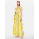 Liu Jo Večerna obleka CA3416 T2514 Rumena Regular Fit | Shoptok.si